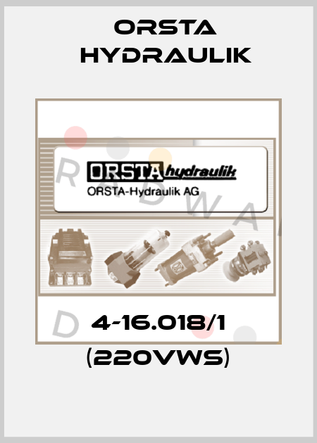 4-16.018/1 (220VWS) Orsta Hydraulik