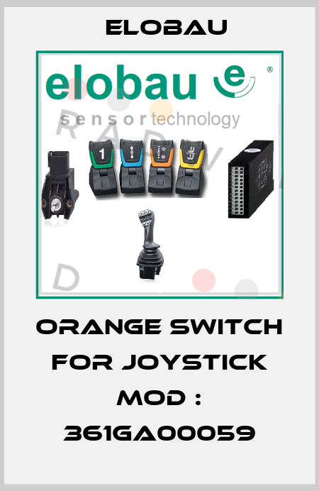 orange switch for joystick mod : 361GA00059 Elobau