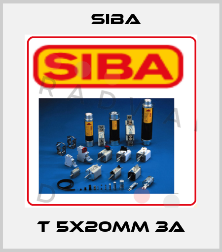 T 5x20mm 3A Siba