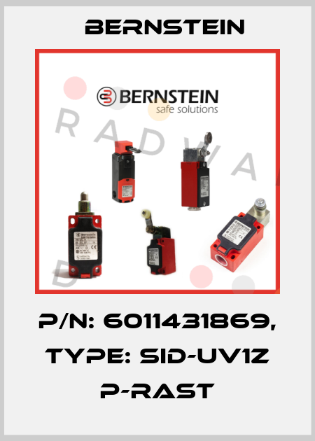 P/N: 6011431869, Type: SID-UV1Z P-RAST Bernstein