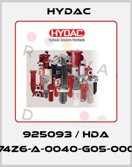 925093 / HDA 74Z6-A-0040-G05-000 Hydac