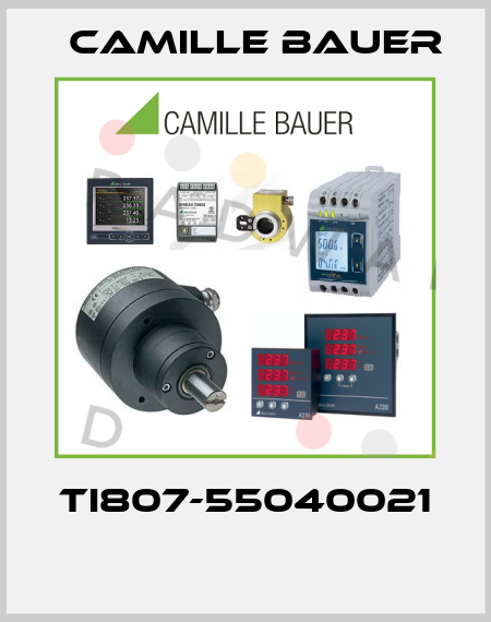 TI807-55040021  Camille Bauer