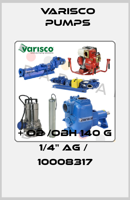 + O2 /OBH 140 G 1/4" AG /  10008317 Varisco pumps