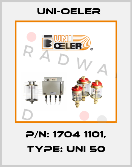 P/N: 1704 1101, Type: UNI 50 Uni-Oeler