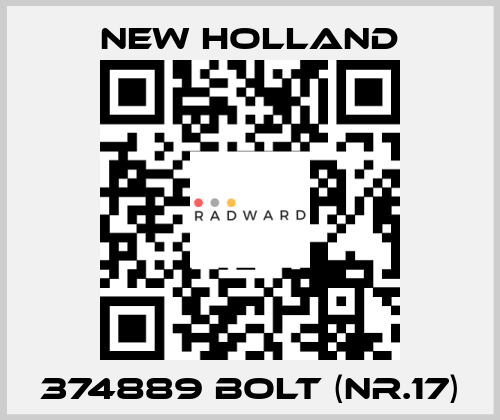 374889 bolt (Nr.17) New Holland