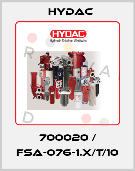 700020 / FSA-076-1.X/T/10 Hydac