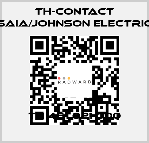 TH 461 021 000 TH-Contact (Saia/Johnson Electric)