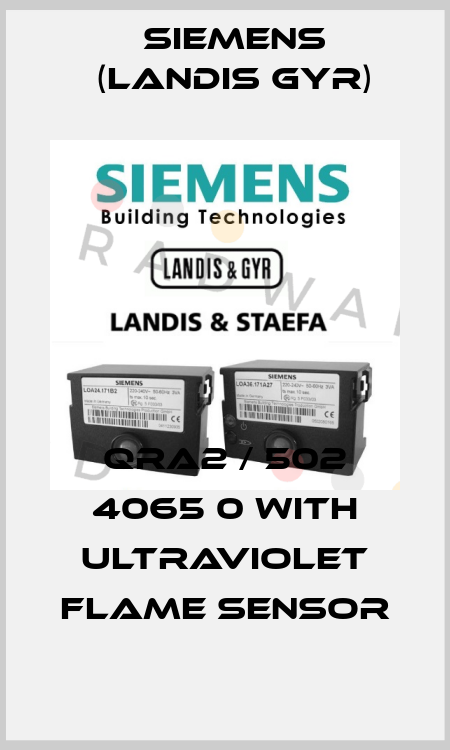 QRA2 / 502 4065 0 with ultraviolet flame sensor Siemens (Landis Gyr)