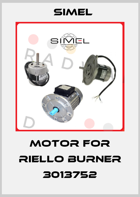 MOTOR FOR RIELLO BURNER 3013752 Simel