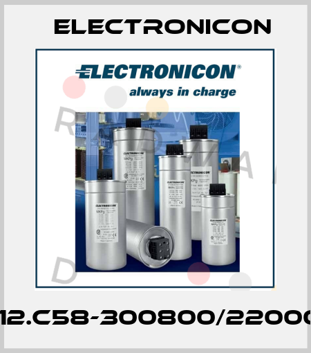 E12.C58-300800/220001 Electronicon