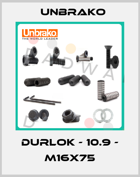 DURLOK - 10.9 - M16x75 Unbrako