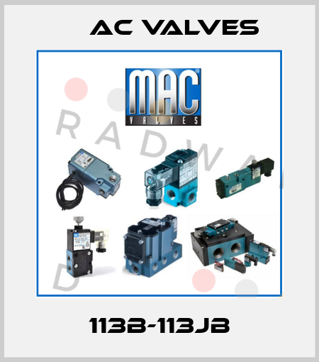 113B-113JB МAC Valves