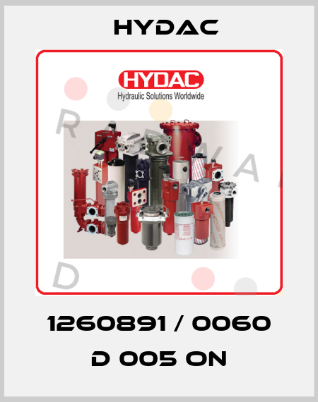 1260891 / 0060 D 005 ON Hydac