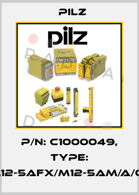 p/n: C1000049, Type: Cable/CA/M12-5AFX/M12-5AM/A/010/XXXX/SH Pilz