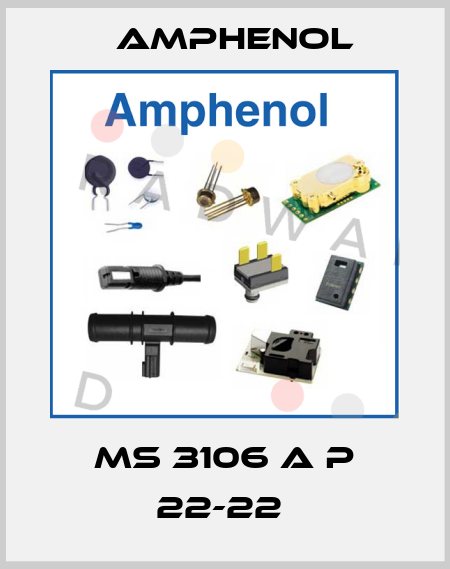 MS 3106 A P 22-22  Amphenol