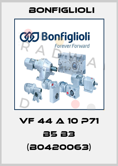 VF 44 A 10 P71 B5 B3 (B0420063) Bonfiglioli