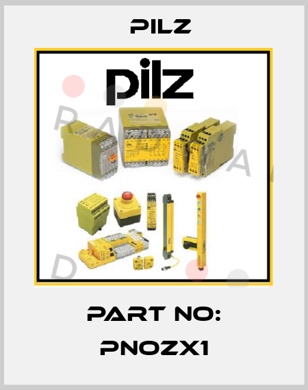 Part no: PNOZX1 Pilz