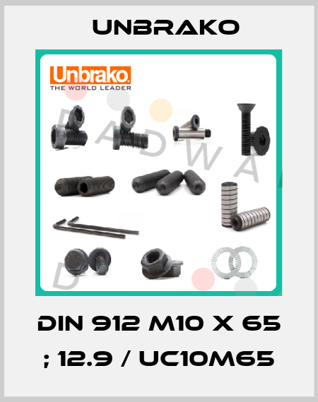 DIN 912 M10 x 65 ; 12.9 / UC10M65 Unbrako