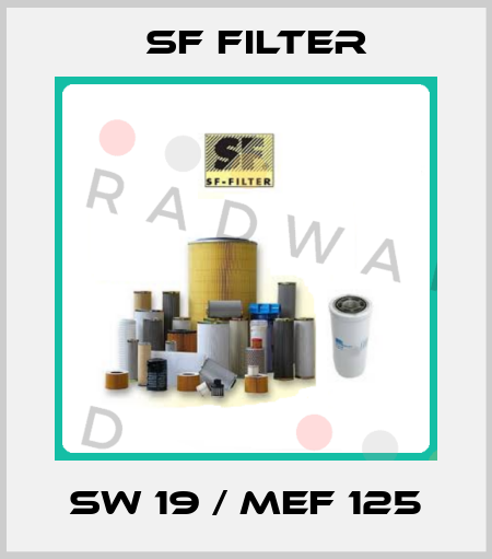 SW 19 / MEF 125 SF FILTER