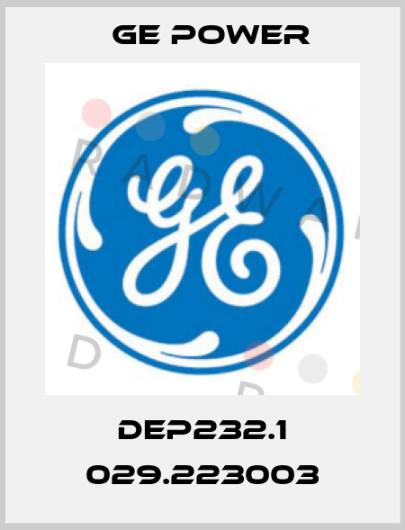 DEP232.1 029.223003 GE Power