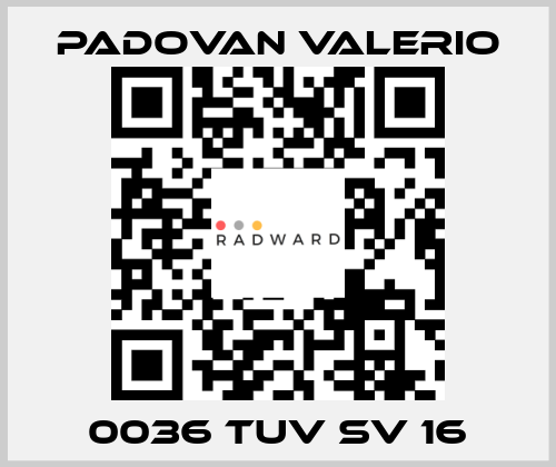 0036 TUV SV 16 PADOVAN VALERIO