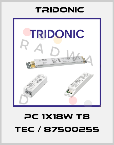 PC 1x18W T8 TEC / 87500255 Tridonic
