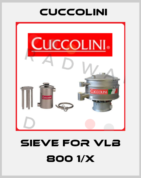 sieve for VLB 800 1/X Cuccolini