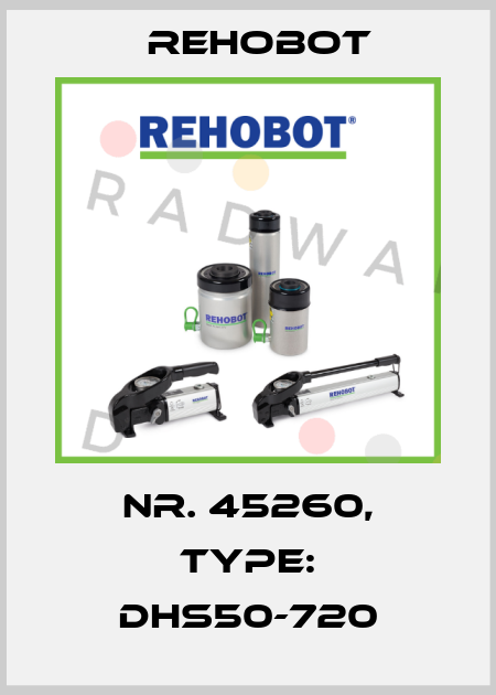 Nr. 45260, Type: DHS50-720 Rehobot