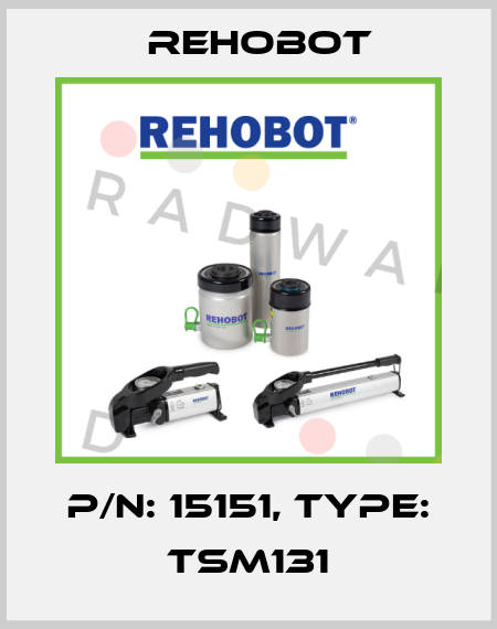 p/n: 15151, Type: TSM131 Rehobot