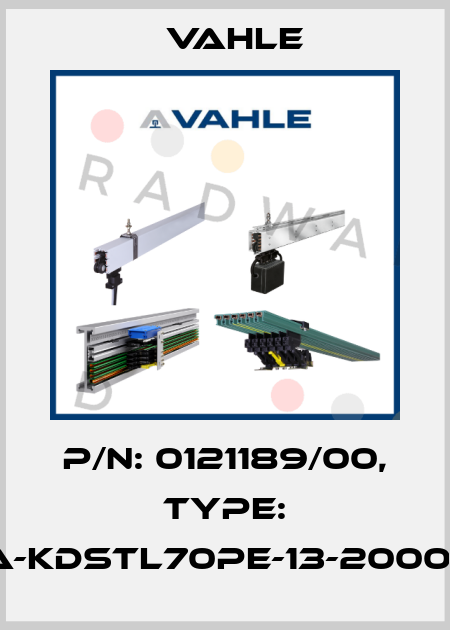 P/n: 0121189/00, Type: SA-KDSTL70PE-13-2000-V Vahle