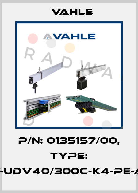 P/n: 0135157/00, Type: DT-UDV40/300C-K4-PE-AA Vahle