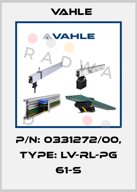 P/n: 0331272/00, Type: LV-RL-PG 61-S Vahle