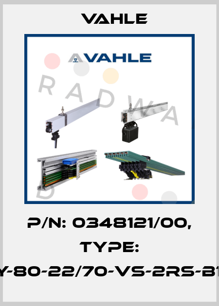 P/n: 0348121/00, Type: LR-ZY-80-22/70-VS-2RS-B16-A4 Vahle