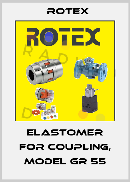 Elastomer for coupling, model GR 55 Rotex