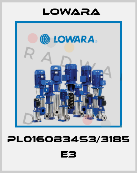 PL0160B34S3/3185 E3 Lowara