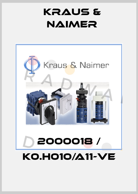 2000018 / K0.H010/A11-VE Kraus & Naimer