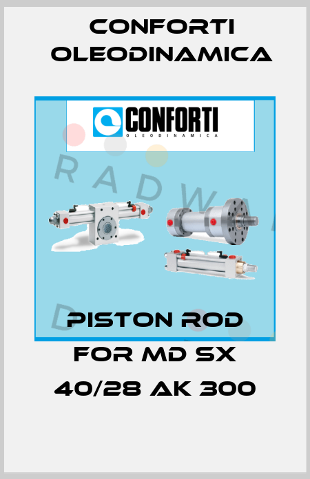 piston rod for MD SX 40/28 AK 300 Conforti Oleodinamica