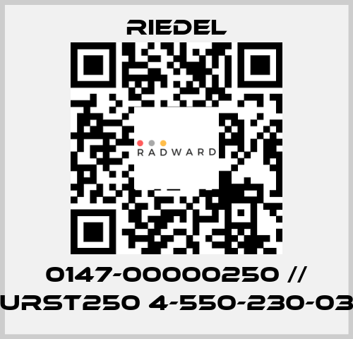 0147-00000250 // URST250 4-550-230-03 Riedel