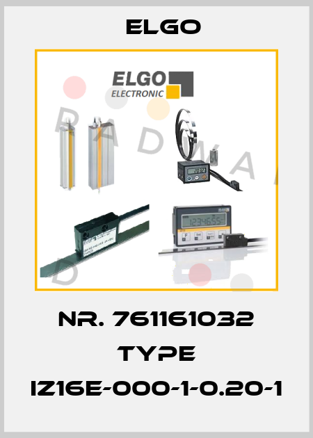 Nr. 761161032 Type IZ16E-000-1-0.20-1 Elgo