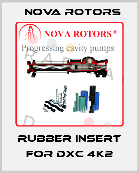 rubber insert for DXC 4K2 Nova Rotors