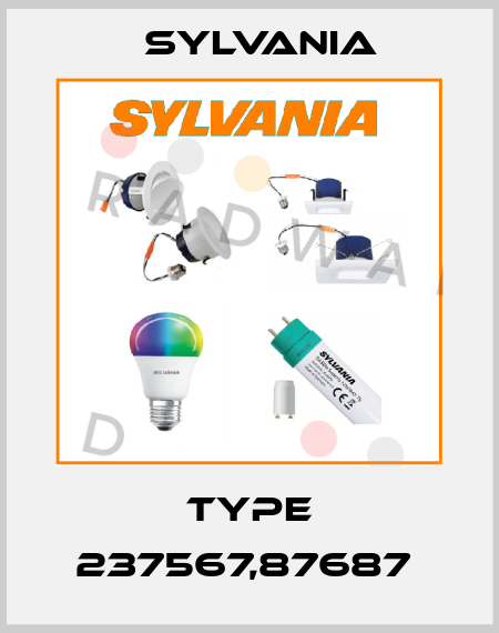 TYPE 237567,87687  Sylvania