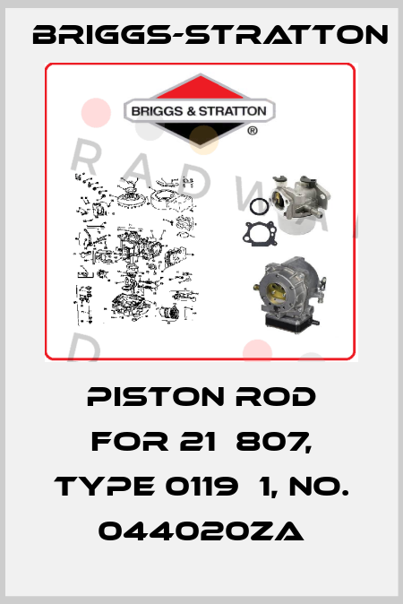 piston rod for 21А807, type 0119Е1, no. 044020ZA Briggs-Stratton