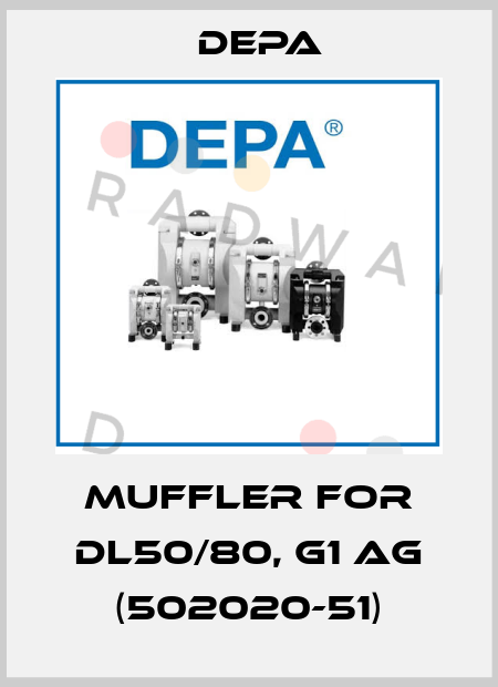 muffler for DL50/80, G1 AG (502020-51) Depa
