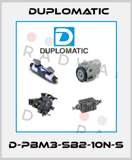 D-PBM3-SB2-10N-S Duplomatic