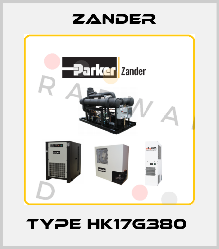 TYPE HK17G380  Zander