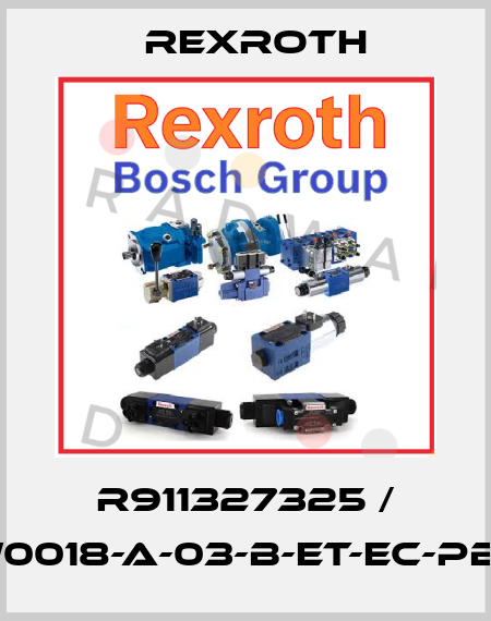 R911327325 / HCS01.1E-W0018-A-03-B-ET-EC-PB-NN-NN-FW Rexroth
