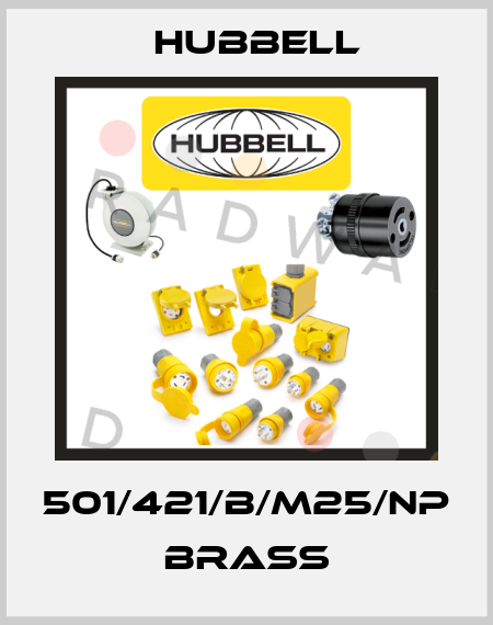 501/421/B/M25/NP BRASS Hubbell