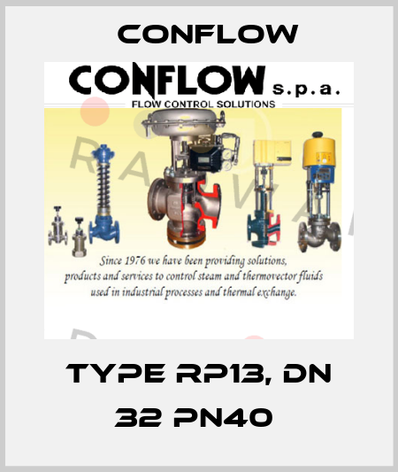 TYPE RP13, DN 32 PN40  CONFLOW