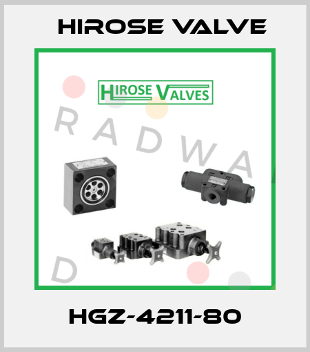 HGZ-4211-80 Hirose Valve