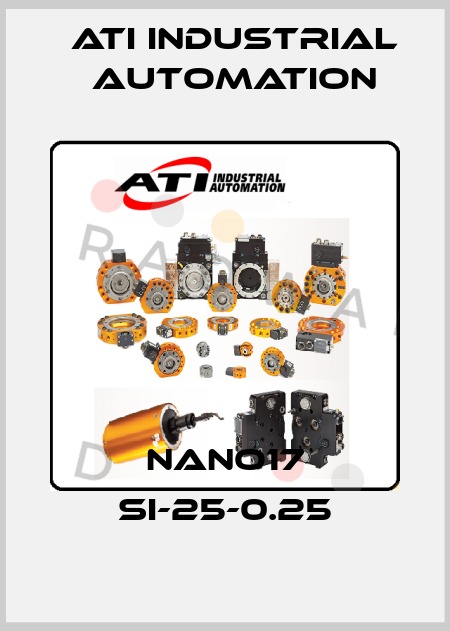 Nano17 SI-25-0.25 ATI Industrial Automation